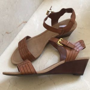 Polo Tan Wedge Sandle
